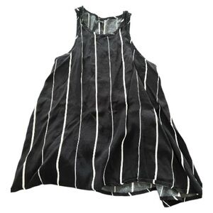 Windsor black white striped tank flowy